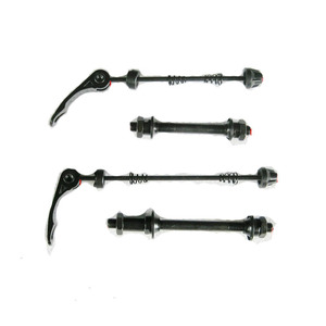 Eje hueco para bicicleta de montaña, juego de liberación rápida, cubierta de eje de freno de disco delantero de acero para bujes de bicicleta - Product Image 2