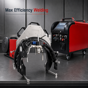Orbital Welding Machine Large Bore Pipe TIG Welding System 220A Water Cooled Power Source Stainless Steel Carbon Steel