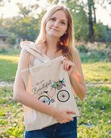 Sac fourre-tout en toile de coton personnalisable, écologique, durable, réutilisable, de couleur unie, imprimable par sublimation, avec logo