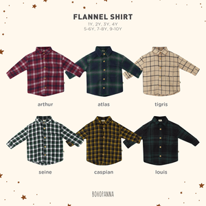 Cómoda camiseta de franela para niños con estilo atemporal y tela de mezcla de algodón diseñada para aventuras cotidianas y uso relajado. - Product Image 5