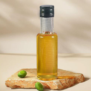 Mini Dorica Botellas transparentes 100mL Botella de aceite de oliva de vidrio redondo para aceite Salsas de Limoncello Aderezos Bebidas - Product Image 3