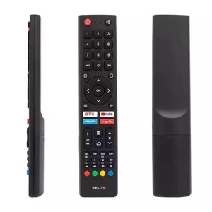 Nouvelle télécommande universelle RM-L1718 433 MHz à code fixe, piles AAA, 4 boutons, portée de 8 mètres pour téléviseurs CHIQ AKAI CHANGHONG OK - Product Image 3