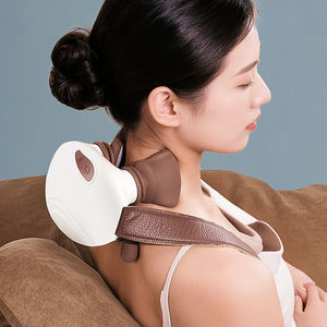 Alat pijat leher bahu, pemijat leher bahu dengan manusia seperti memijat Shiatsu tisu dalam, terapi panas 3D dan fungsi inframerah - Product Image 4