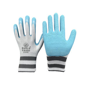 Gants de protection en nitrile 10 mil d'épaisseur, antidérapants, imperméables, résistants à l'usure, en nylon enduit de caoutchouc et de mousse tricotée - Product Image 6