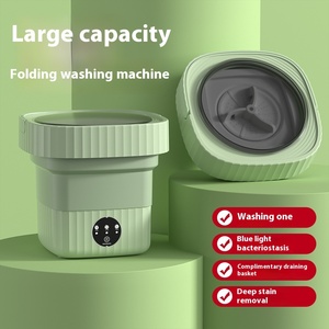 Mini <span class=keywords><strong>Lave</strong></span>-<span class=keywords><strong>linge</strong></span>/sécheuse automatique à chargement par le haut, pliable, tout-en-un, en plastique, électrique, pour la maison, le dortoir ou l'utilisation en camping-car - Product Image 2