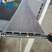 Planches de terrasse en composite WPC pour extérieur, texture bois 3D, revêtement de sol en plastique bois de Chine