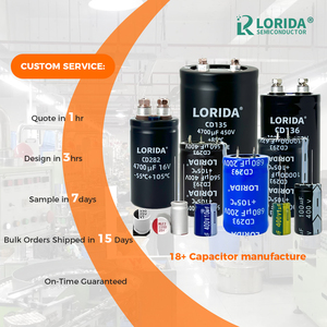 Condensador electrolítico original Lorida 270UF 450V alto voltaje 10V 2200UF 5kv condensador electrolítico de aluminio - Product Image 5