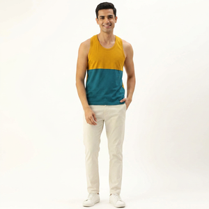 Camisetas de Tirantes Básicas de Verano para Hombre, 100% Algodón, Transpirables, con Logotipo Personalizado, Venta al por Mayor - Product Image 1