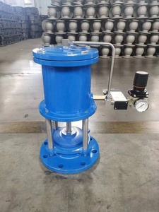 Válvula de descarga de lodos de apertura rápida con diafragma, válvula de descarga de aguas residuales de fondo de piscina con pistón eléctrico-manual - Product Image 5
