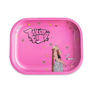 Bán buôn kim loại màu hồng thuốc lá hút tin cán khay tùy chỉnh phục vụ khay cho thuốc lá cán - Product Image 4