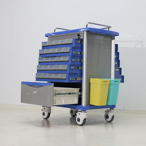 EM-ET109 चिकित्सा ट्रॉली गाड़ी उच्च क्षमता वाली दवा वितरण ट्रॉली - Product Image 3