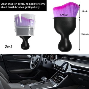 Cepillo de limpieza de ventilación de coche de cerdas suaves herramienta de lavado de detalles de coche Interior barrido <span class=keywords><strong>para</strong></span> ordenador o coche - Product Image 2
