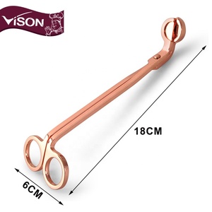 2020 Best Seller High Quality Rose Gold <strong>Wick</strong> Scissors <strong>Candle</strong> Tools <strong>Wick</strong> <strong>Trimmer</strong> - Product Image 4