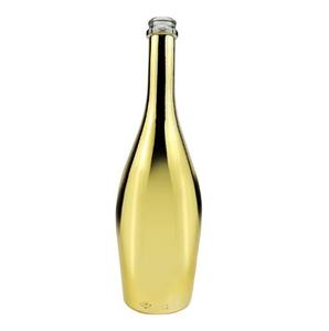 Bouteille de vin en verre transparent électroplaqué vide de 750 ml pour spiritueux et champagne avec <span class=keywords><strong>bouchon</strong></span> - Product Image 4