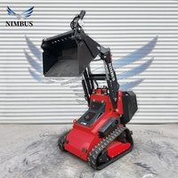 NIMBUS Desain Anti Terguling Stabilitas Tinggi untuk Skid Steer Loader, Pengoperasian Aman, Cocok untuk Pekerjaan di Lereng
