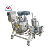 L & B 500 litres cuiseur à confiture caramel sous vide marmite industrielle chauffante électrique titrage chemisé bouilloires avec agitateur