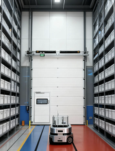 <span class=keywords><strong>Porte</strong></span> sectionnelle industrielle, <span class=keywords><strong>porte</strong></span> <span class=keywords><strong>de</strong></span> <span class=keywords><strong>garage</strong></span> supérieure avec fenêtre visible, <span class=keywords><strong>porte</strong></span> d'entrepôt isolée - Product Image 5