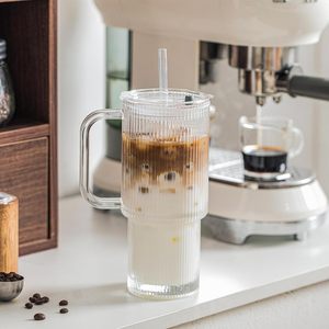 Wholesale 24oz Borosilicate Glass Beer Can <b>Cup</b> Leakproof Portable Iced Coffee Tumblers Clear Reusable Drinkware Microwave Safe - Product Image 4