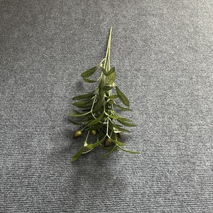 Ramo de Olivas Artificiales Fancy Flower de 6 Ramas, Ramas de Vegetación Artificial, Plantas de Seda para Decoración de Arcos de Boda y Centros de Mesa - Product Image 4