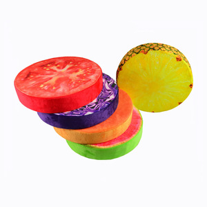 Thấp Moq Trái Cây Rau In Sang Trọng Vòng Văn Phòng Nhà Ngồi Gối Đệm - Product Image 1