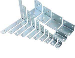 Équerres <span class=keywords><strong>d</strong></span>'angle en acier zingué blanc à 90 degrés en forme de L, design moderne, pour cuisine et hôtel - Product Image 6