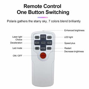 Proyector Láser de Cielo Estrellado, Luz Nocturna de Proyección con 7 Colores, Luces de Olas Oceánicas, Rotación de 360 Grados, Lámpara Nocturna para Niños, Regalos - Product Image 6