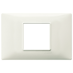 Vimar 2M Central Ivory Plate 17 In Length 0.9 In Height Wall <b>Switch</b> Cover - Product Image 1