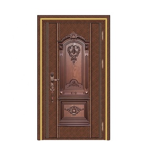 Le meilleur produit Style Style moderne Portes en bois massif affleurantes Portes <span class=keywords><strong>d</strong></span>'entrée pour <span class=keywords><strong>la</strong></span> maison <span class=keywords><strong>Porte</strong></span> extérieure entrée principale - Product Image 2