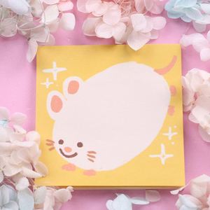 Papier autocollant personnalisé pour notes, autocollant mignon de forme carrée, bloc-notes de papeterie avec design personnalisé pour prendre des notes rapides - Product Image 3