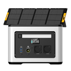 Batterie portable 2000W 1728Wh LiFePO4 à onde sinusoïdale pure, compatible solaire et recharge sans fil, avec lampe de poche intégrée pour voiture - Product Image 2