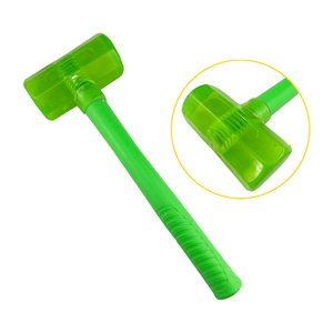 <span class=keywords><strong>Maillet</strong></span> en <span class=keywords><strong>caoutchouc</strong></span> vert transparent 390G avec manche en plastique pour l'installation de carreaux, l'assemblage de meubles en bois, le bricolage et la pose de revêtements de sol – Outil à main - Product Image 2