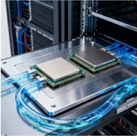PABREAK Plaque froide en aluminium ultra-mince, radiateur IGBT à tube de cuivre, refroidisseur de batterie liquide pour échange thermique industriel