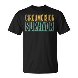 T-shirt humoristique et ironique pour survivant de la circoncision et de la FGM – Chemise promotionnelle comique - Product Image 1