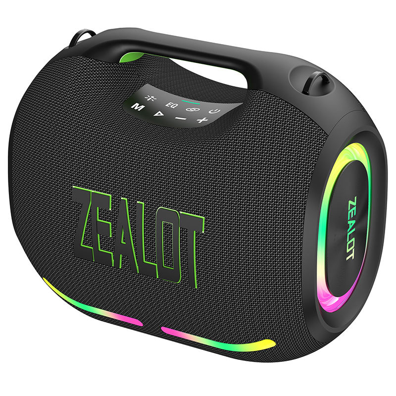 ZEALOT-ZE01 120W ワイヤレススピーカー ZEALOT ZE01 120W Wireless Speaker With Carry Handle,EQ Mode, RGB