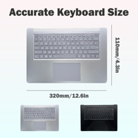 Nouveau clavier sans fil USB Type-C rétroéclairé RGB pour Surface Laptop 3/4/5 Gen 15 pouces, haute qualité, 100% fonctionnel
