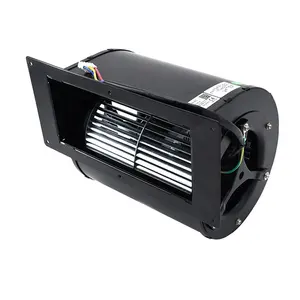 Double-inlet radial flow ac ec dc centrifugal fan blower in high efficiency and less power consumption