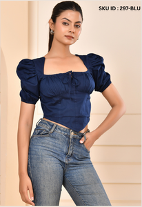 Top Estivo Intrecciato con Stampa per Donne, Leggero, Morbido e Comodo, Ideale per Feste, Picnic e Viaggi - Product Image 3