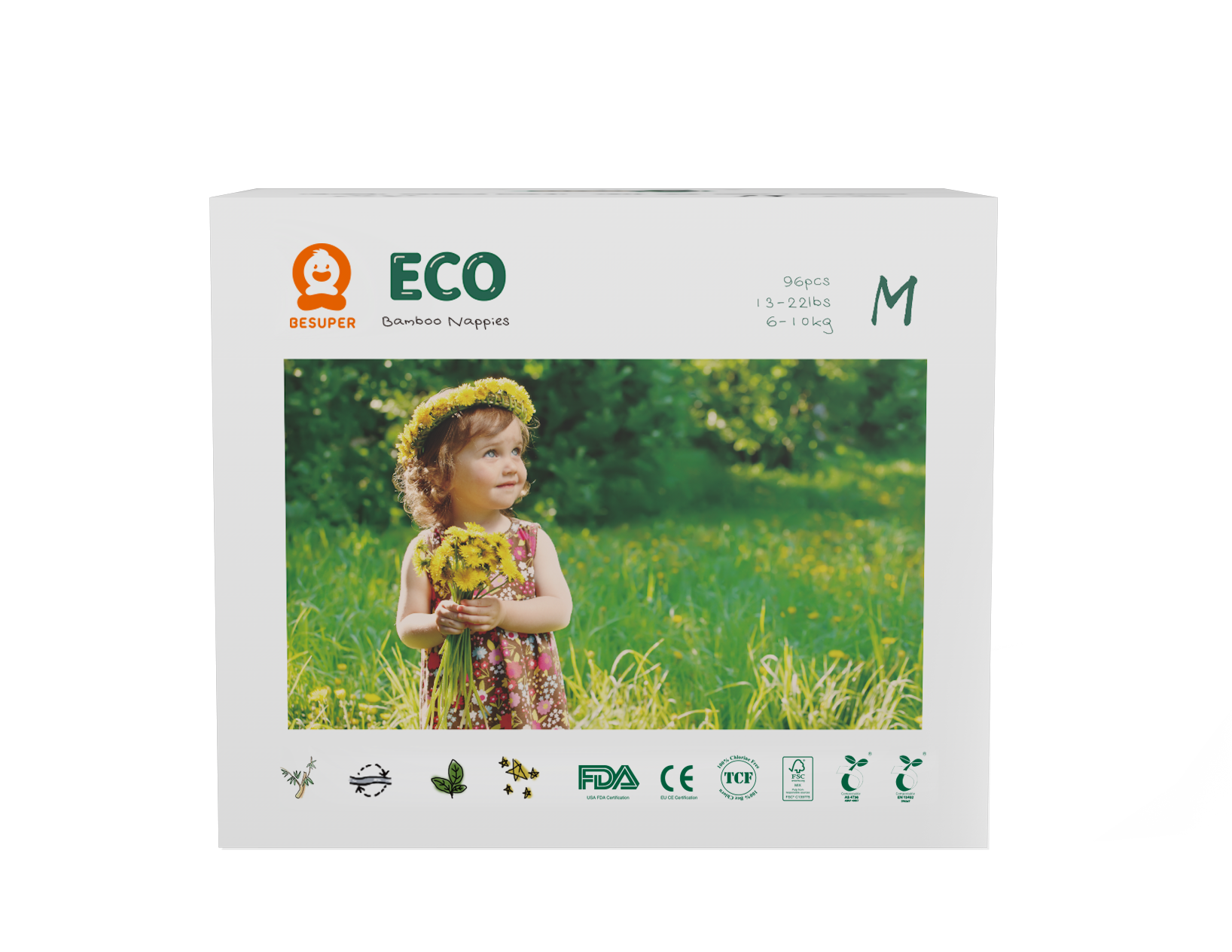 Скидка индивидуальная собственная торговая марка Бесплатная доставка биоразлагаемый детский подгузник из 100% бамбукового волокна