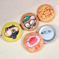 Badge brodé personnalisé avec logo de personnage d'anime Kawaii, badge en peluche doux pour Itabag, badge en peluche personnalisé