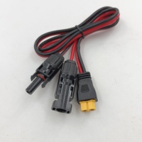 Chargeur de batterie de Li-ion de panneau solaire de picovolte d'OEM XT30 XT60 XT90 connecteurs de câble de batteries de fil de prise de C. C