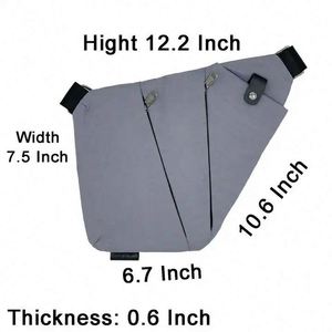 Brand Men Travel Business Bag Burglarproof Shoulder Bag Anti Theft Security Strap Digital <b>Storage</b> <b>Chest</b> Bags - Product Image 4