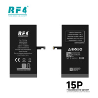 Batterie Li-Ion haute capacité RF4-15P 4383mAh et 15PLUS 4750mAh, remplacement pour téléphone portable 15 Plus, réparation, stock neuf