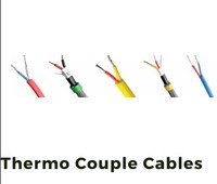 Câble de compensation thermocouple de type J en cuivre sans oxygène 12V 20 AWG isolé PVC nu, durable, type K, fil d'extension