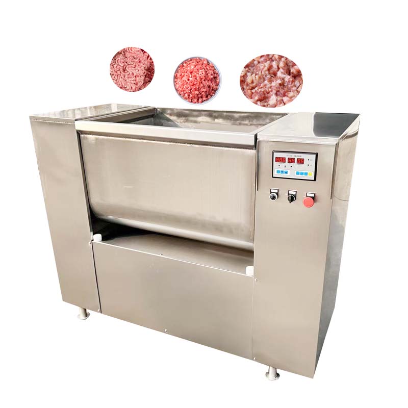 Вакуумная машина для переработки мяса большой емкости 50L-1500L, Электрический мясной смеситель из нержавеющей стали
