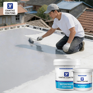 สีกันน้ำสำหรับบ้าน ขอบหน้าต่างรั่วซึม สีโพลียูรีเทนกันน้ำป้องกันการรั่วไหลพื้นที่ขนาดใหญ่ - Product Image 1