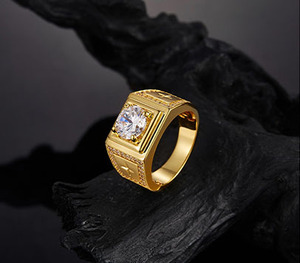 2026 Domineering Hot Style S925 Sterling <b>Silver</b> Square Frame Paved Moissanite Retro Embossed Business <b>Men</b> Wide Fixed <b>Ring</b> - Product Image 6