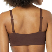 Bralette en dentelle sans couture coupe basse pour femme Lingerie sexy grande taille soutien-gorge sans couture en coton triangle