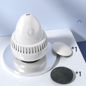 Lime à pieds électrique avancée pour <span class=keywords><strong>pédicure</strong></span> à <span class=keywords><strong>domicile</strong></span>, manche long, double face, recharge USB, système d'élimination des peaux mortes, en plastique - Product Image 2