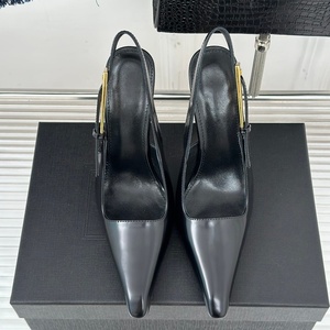Chaussures habillées sexy pour femmes, style Mary Jane, à bout pointu, avec boucle, talons fins de 5 cm, découpes latérales métalliques, vente en gros - Product Image 3