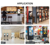 JCVISION Kiosque de paiement en libre-service de 32 pouces Kiosque à écran tactile automatique Machine de commande automatique pour restaurant